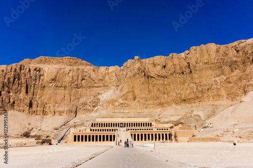 Luxor  Egypt - Oktober 15  The temple of Hatshepsut near Luxor i