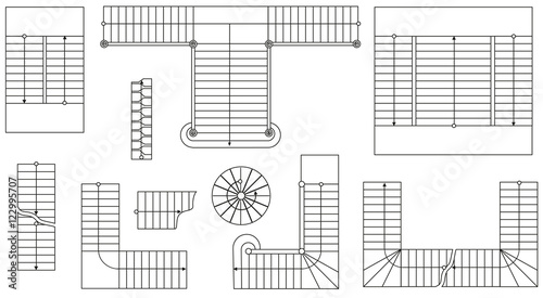collection of different ladders