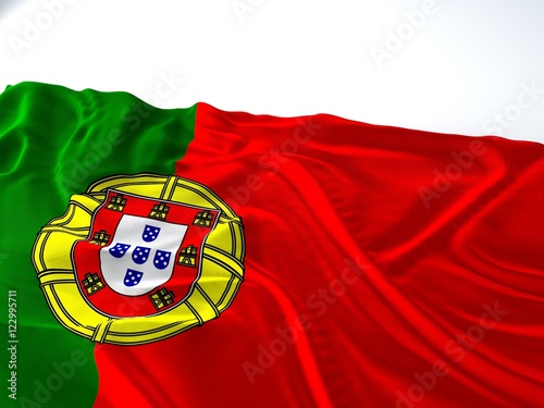 Waving portugual Flag