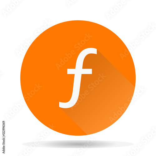Money currency Nederlands Gulden icon vector illustration.