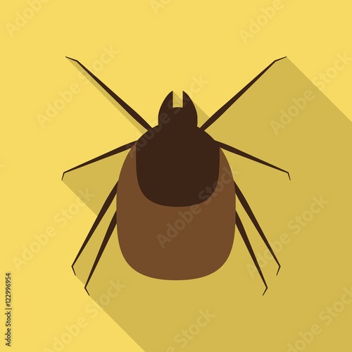 Tick  flat icon on isolated transparent background.	