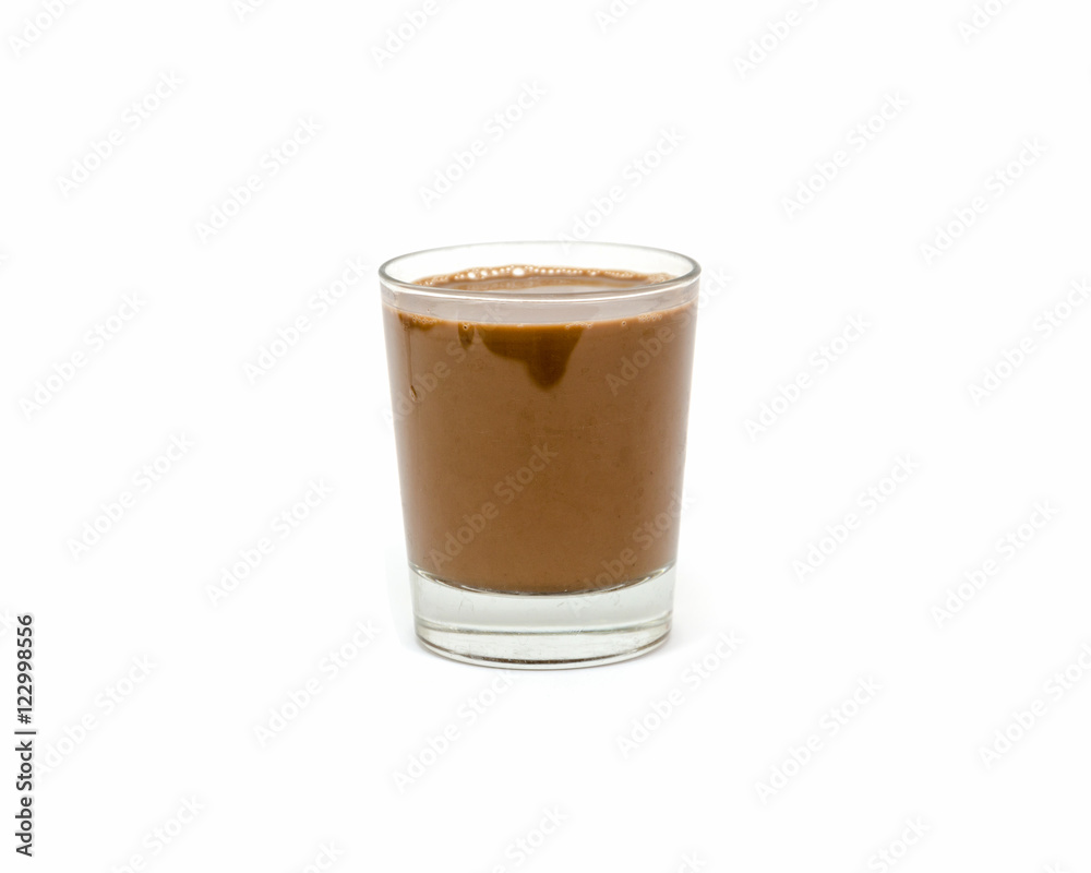 defective glass of chocolate milk defective glass of chocolate milk
