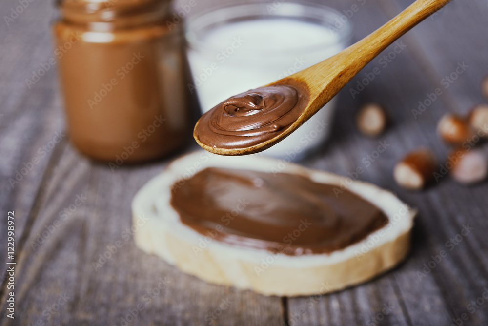 chocolate and hazelnut spread chocolate and hazelnut spread