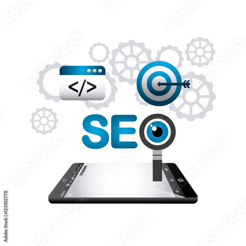 search engine optimization icons vector illustration design