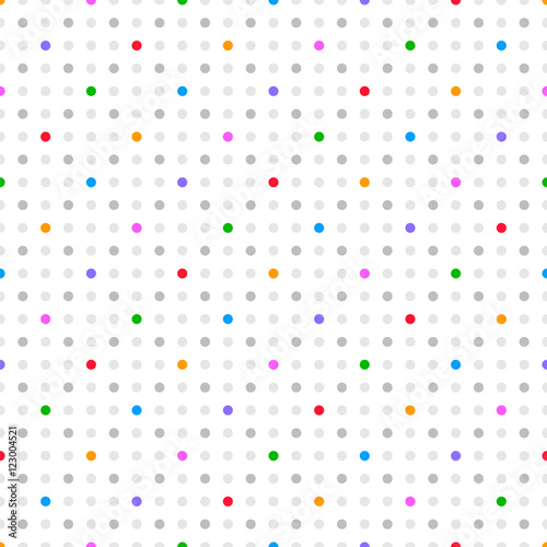 Polka Dots, Seamless Pattern #Vector Background