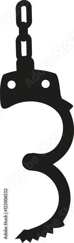 Hanging hand cuffs