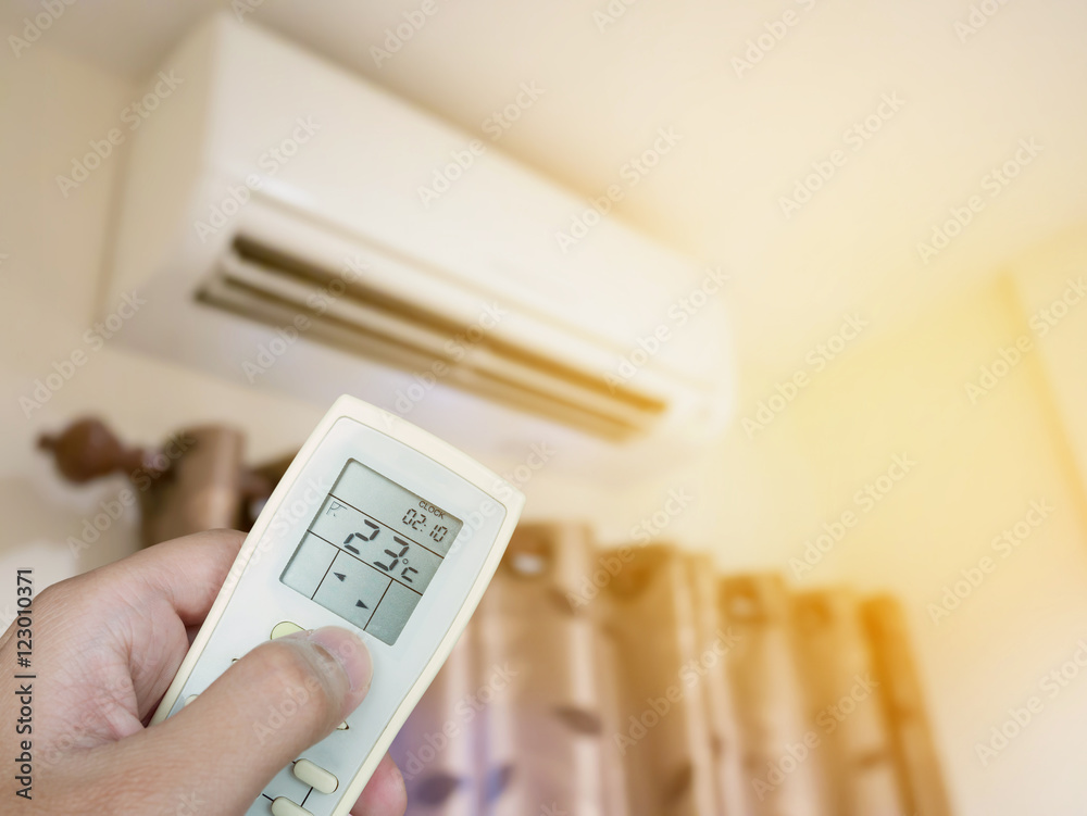 Hand hold remote control open air conditioner Hand hold remote control open air conditioner