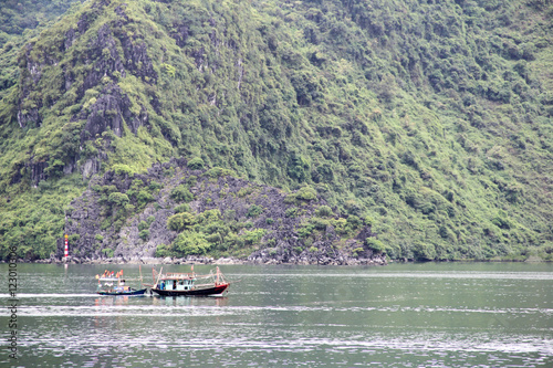 Fishing Boat in Halong Bay