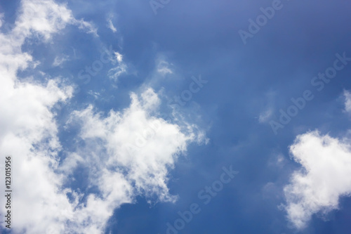 sky and cloud on background