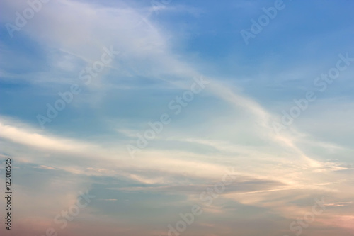 sky and cloud on background