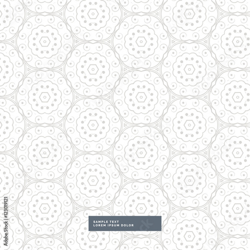 abstract floral pattern in mandala style background