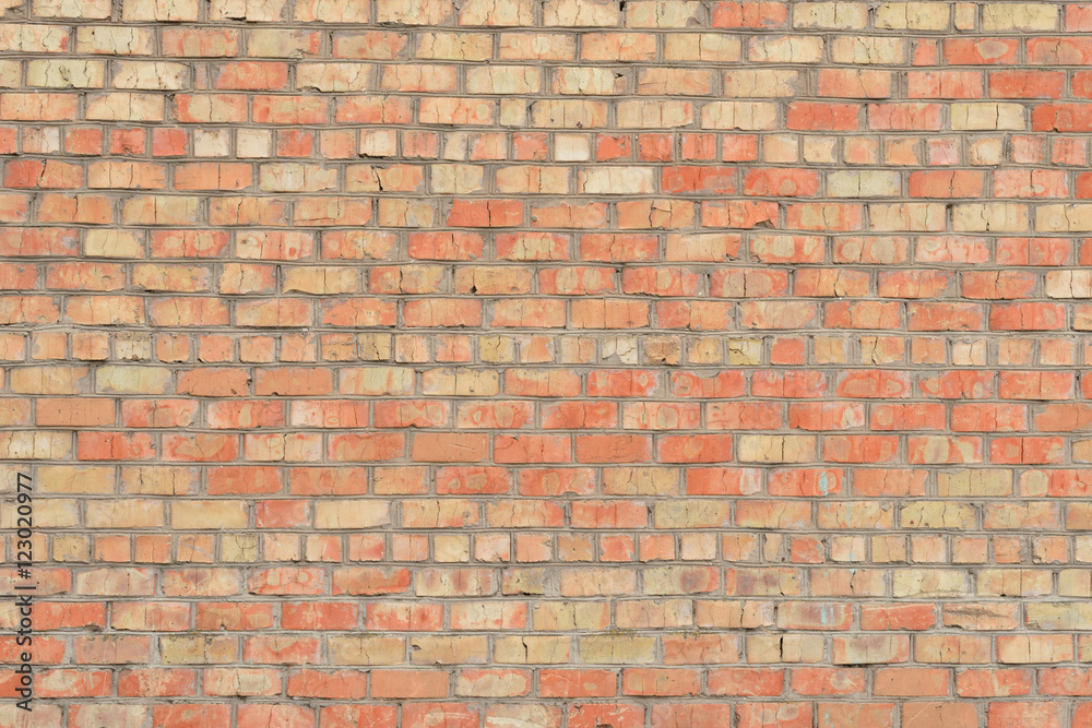 Obraz premium Brick texture with scratches and cracks