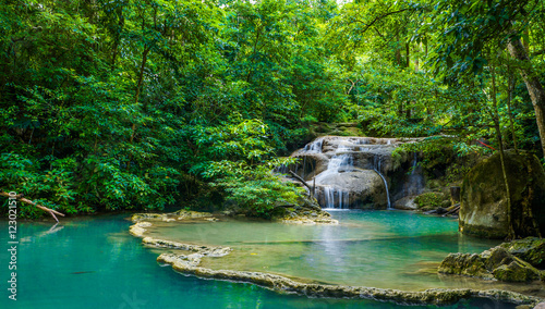 Waterfall at national park, thailand