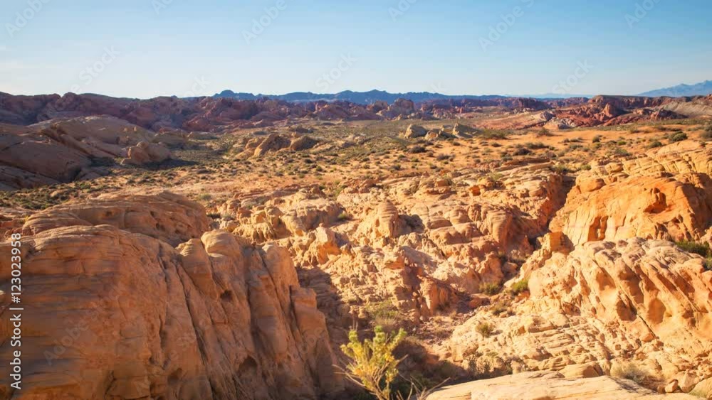 TimeLapse of Sunset over Red Sandstone in Valley of Fire SP -Zoom Out- TimeLapse of Sunset over Red Sandstone in Valley of Fire SP -Zoom Out-