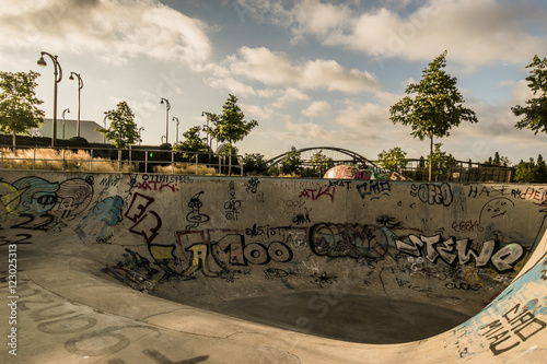 At the skatepark