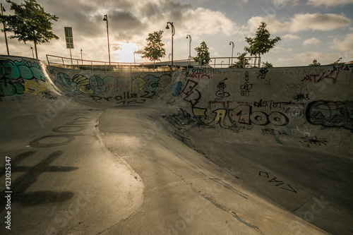 At the skatepark