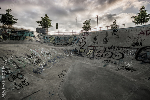 At the skatepark