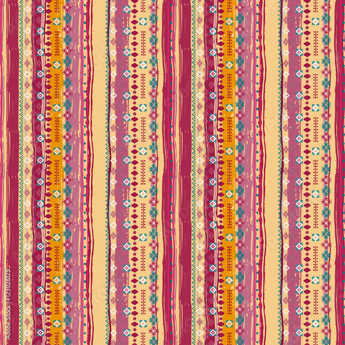 Ethnic. Boho seamless pattern
