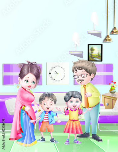 Good kids with parents