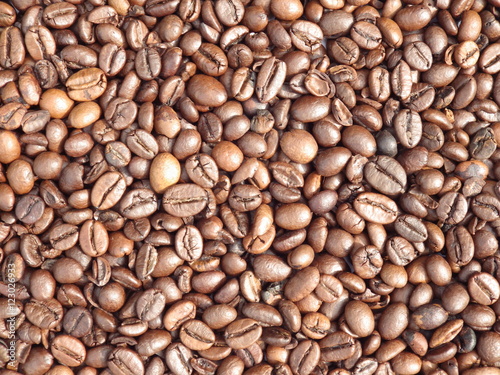 Coffee Bean Background Texture