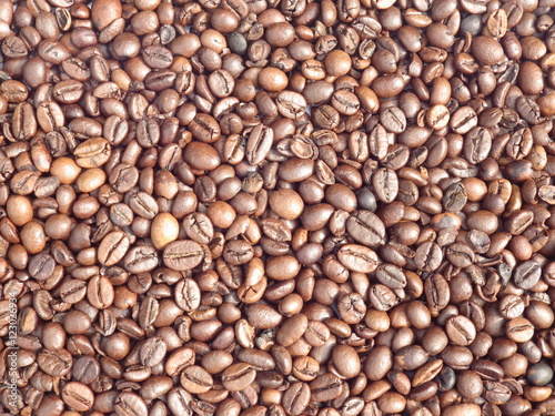 Coffee Bean Background Texture