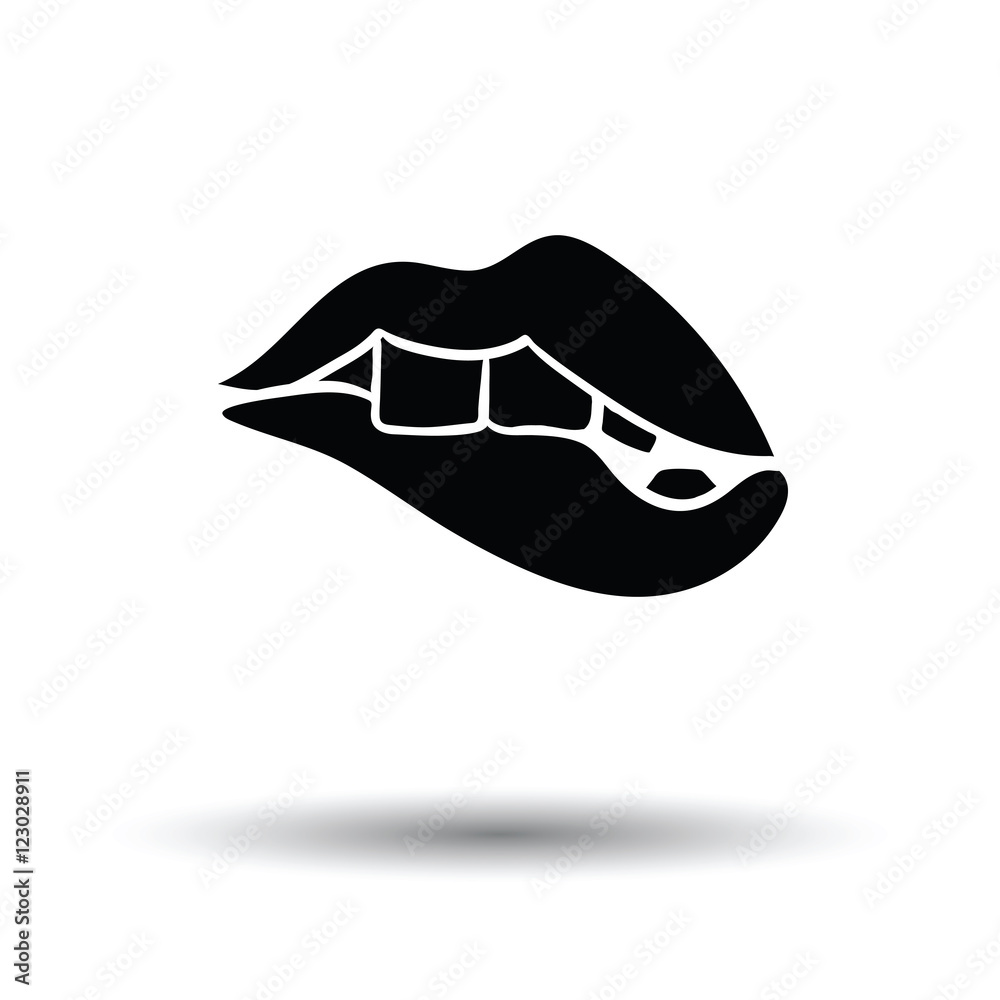 Sexy lips icon Sexy lips icon