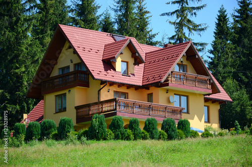 Obraz na płótnie New house w salonie