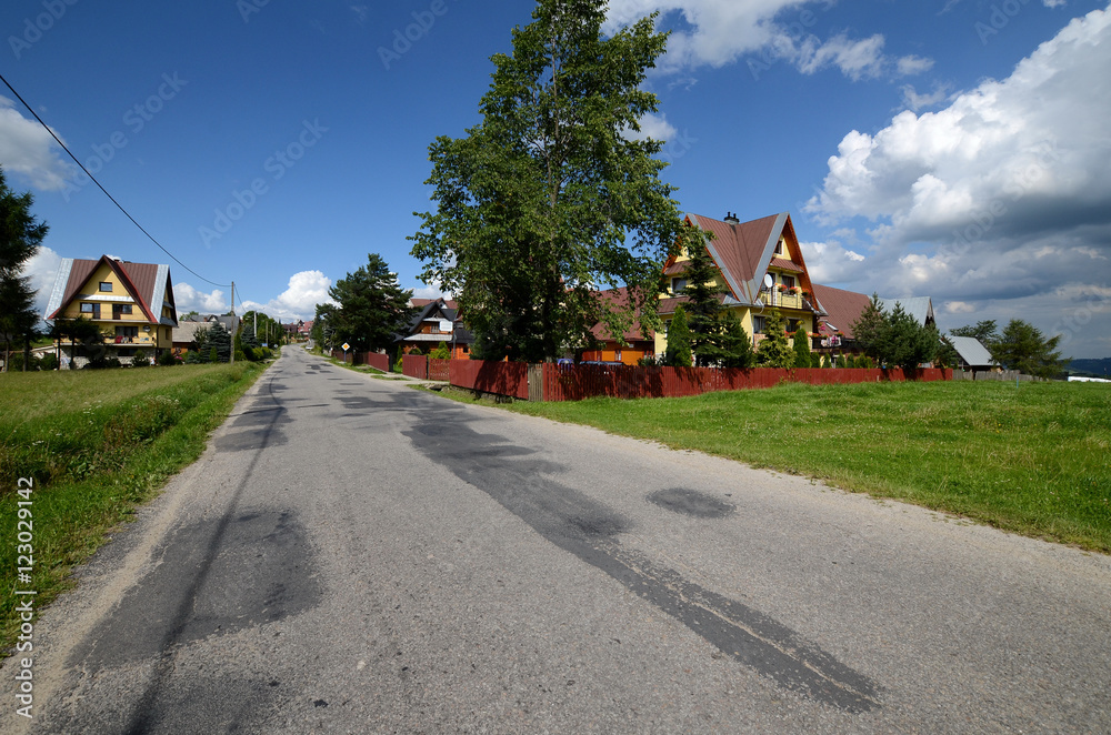 Village in Tatra Mountains (Bustryk, Poland)