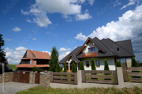 Obraz na płótnie New house w salonie