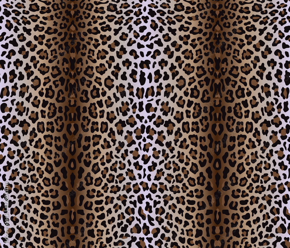 Naklejka premium Seamless leopard pattern