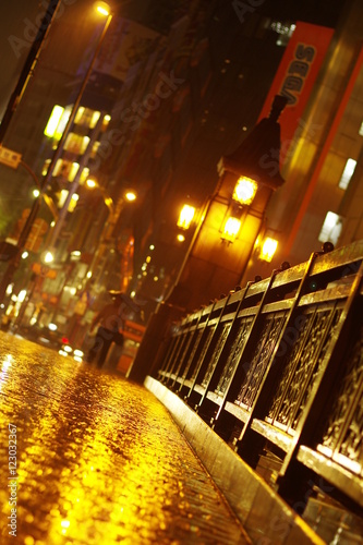 Manseibashi Akihabara rain night photo