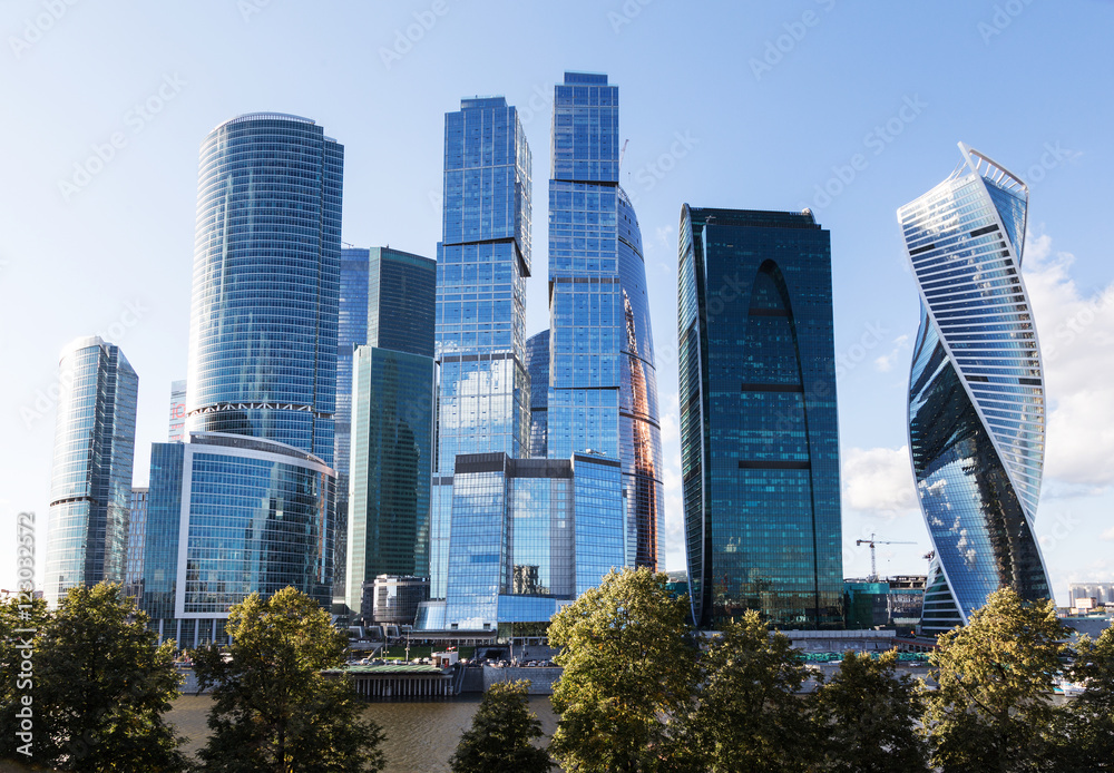 Moscow city (Moscow International Business Center), Russia