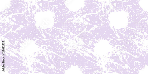 Vector seamless pattern with ink blots and brush strokes. Colorful creative artistic background in pastel gray colors. Series of Drawn Creative Seamless Patterns and vector  Blots, Brush, Strokes.