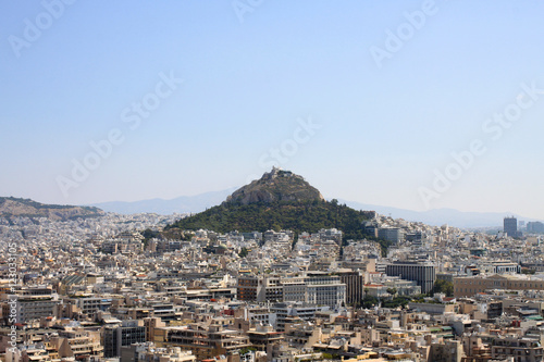 View on a hill in Athens