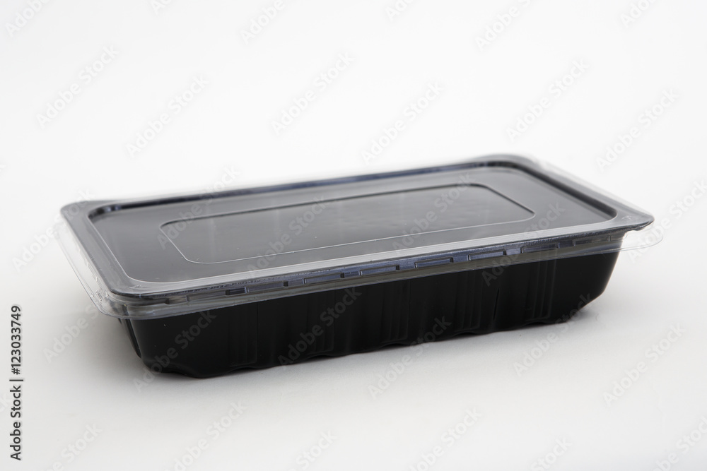 Portrait of the storage container food plastic Portrait of the storage container food plastic