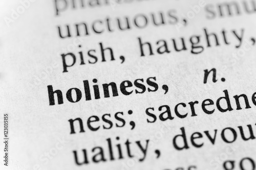 Holiness