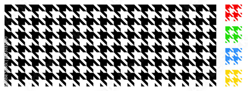 Motif "Pied de poule"