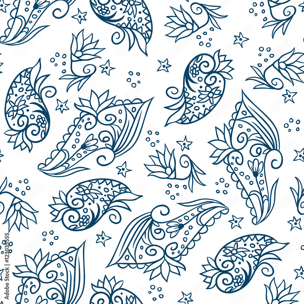 Doodle seamless pattern Doodle seamless pattern