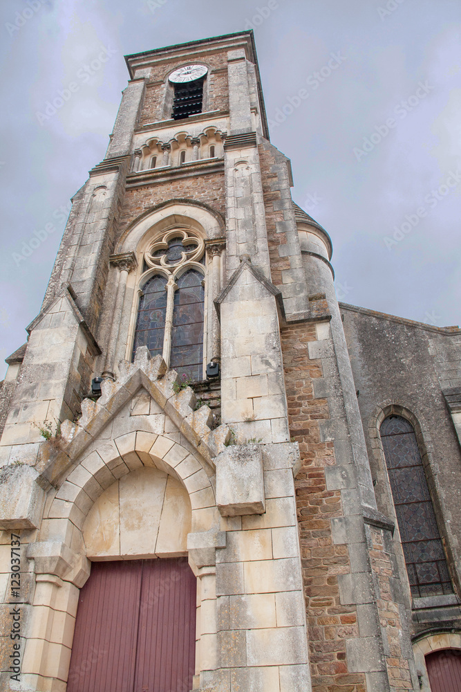 Eglise de Talmont saint Hilaire, Vendée, Pays de Loire, France