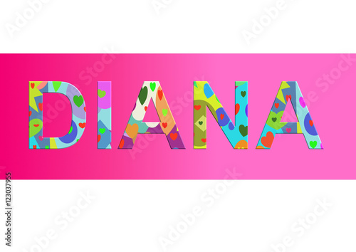 Vorname Diana, Grafik