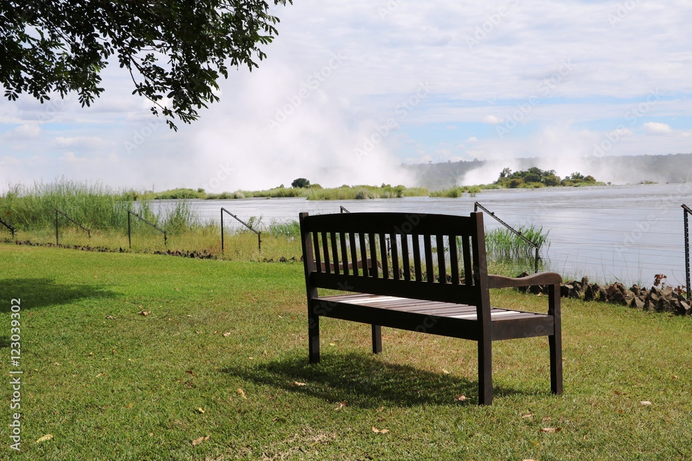 Holiday on Sambesi River with view to Victoria Falls, Zambia Africa Holiday on Sambesi River with view to Victoria Falls, Zambia Africa