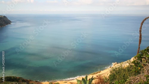 3axis Motion Time Lapse of Tropical Seascape at Bluff Cove -Zoom Out- photo