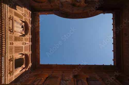 Different parts of Mehrangarh Fort, Rajasthan, Jodhpur, India