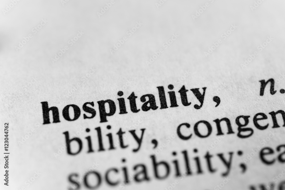 Obraz premium Hospitality