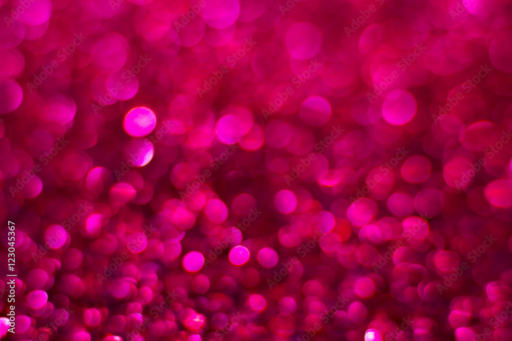Red Bokeh Abstract background ,background with bokeh defocused  