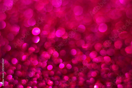 Red Bokeh Abstract background ,background with bokeh defocused 