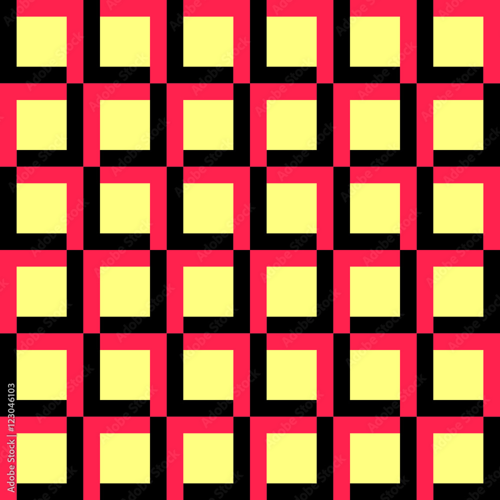 Seamless Geometrical Pattern. Minimal Wrapping Background