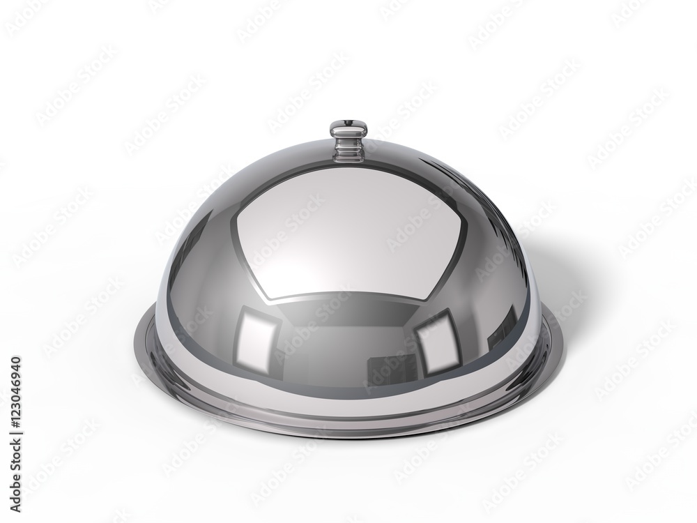 3d illustration of Restaurant cloche. 3d illustration of Restaurant cloche.