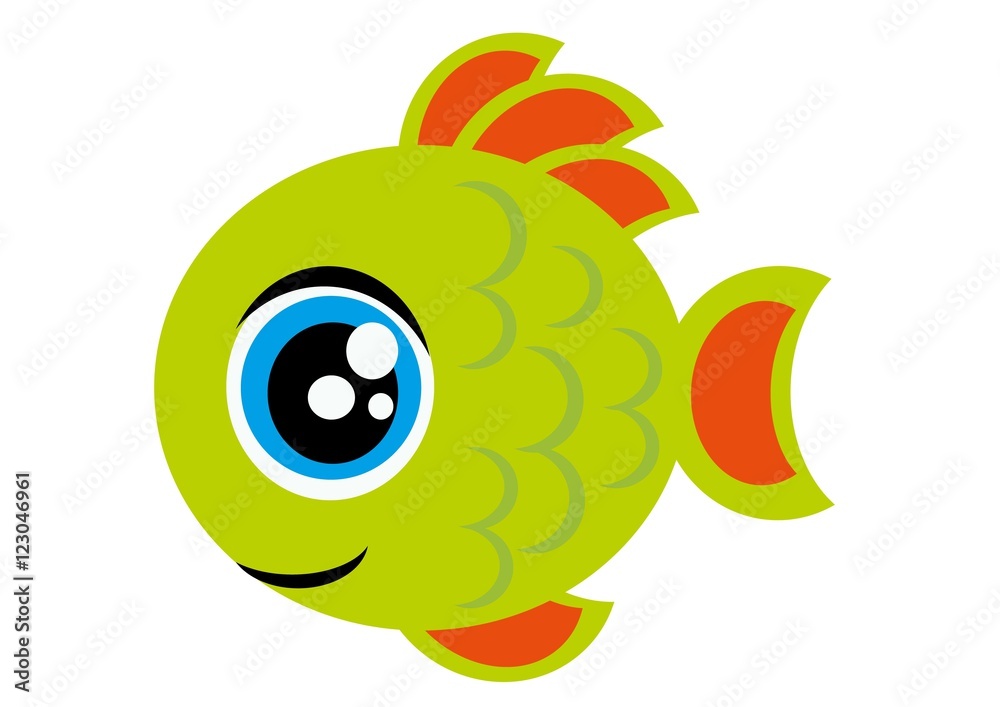 Naklejka premium ryba