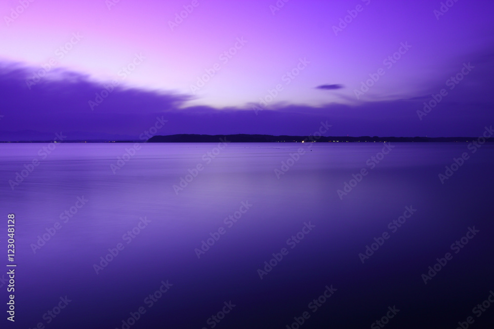 Fototapeta premium 小川原湖